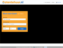 Tablet Screenshot of botentehuur.nl